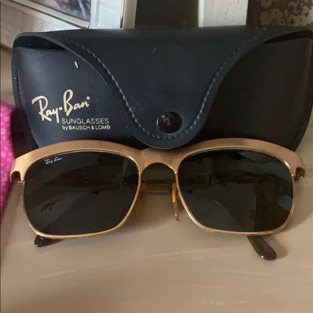 Gold Ray Bans